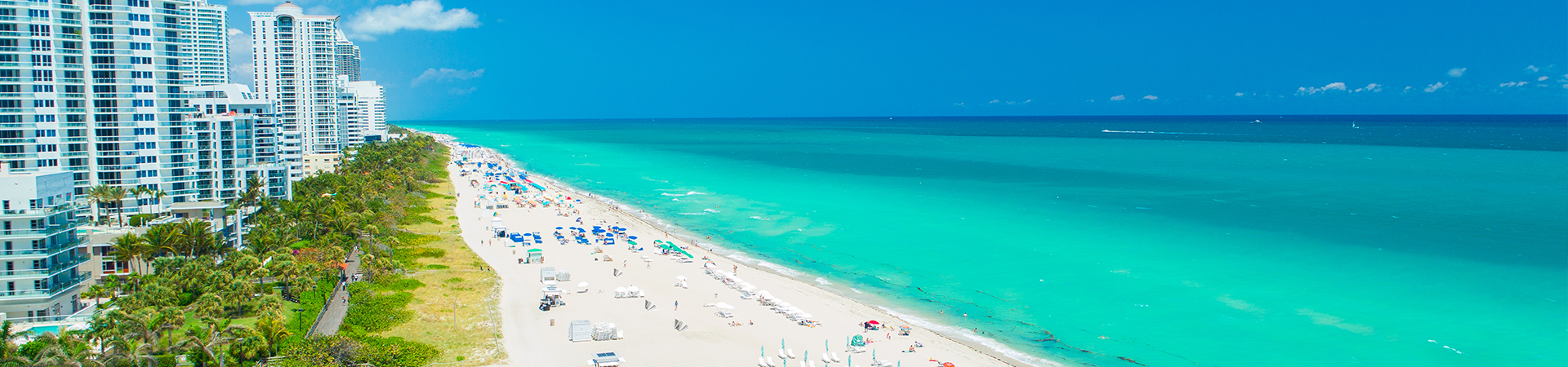 miami beach arial view